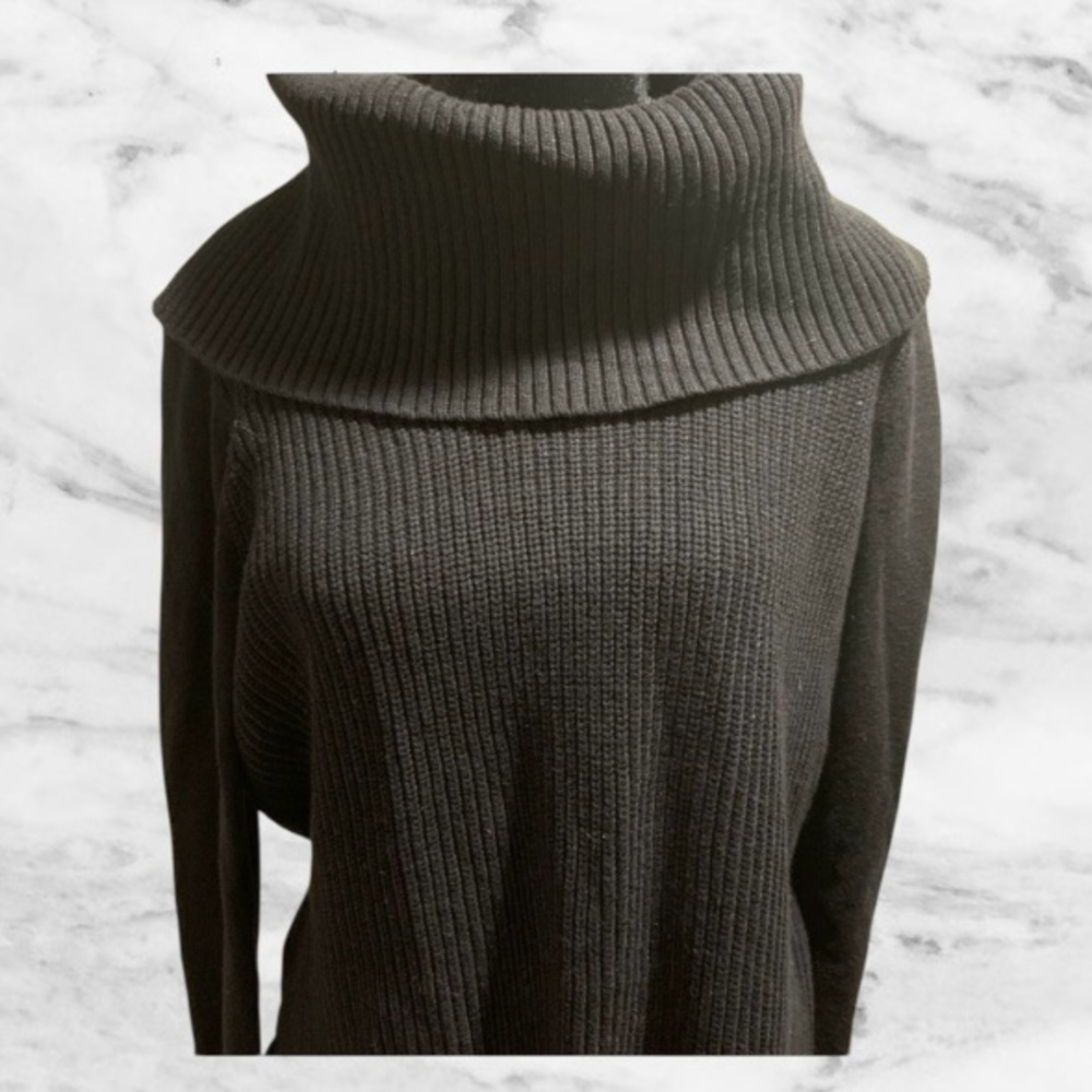 Black Turtleneck Sweater